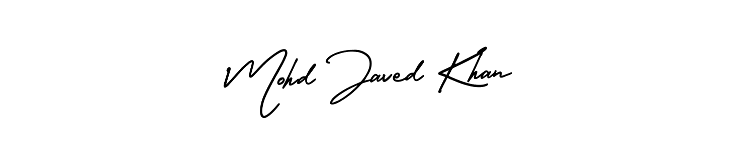 Mohd Javed Khan stylish signature style. Best Handwritten Sign (AmerikaSignatureDemo-Regular) for my name. Handwritten Signature Collection Ideas for my name Mohd Javed Khan. Mohd Javed Khan signature style 3 images and pictures png