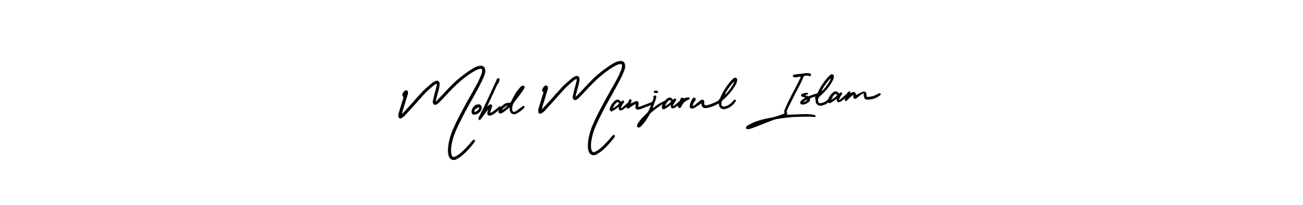 You should practise on your own different ways (AmerikaSignatureDemo-Regular) to write your name (Mohd Manjarul Islam) in signature. don't let someone else do it for you. Mohd Manjarul Islam signature style 3 images and pictures png