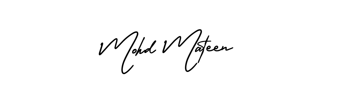 How to make Mohd Mateen signature? AmerikaSignatureDemo-Regular is a professional autograph style. Create handwritten signature for Mohd Mateen name. Mohd Mateen signature style 3 images and pictures png