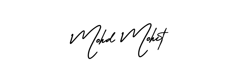 Create a beautiful signature design for name Mohd Mohit. With this signature (AmerikaSignatureDemo-Regular) fonts, you can make a handwritten signature for free. Mohd Mohit signature style 3 images and pictures png