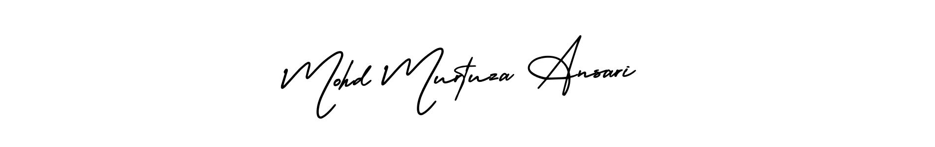 How to make Mohd Murtuza Ansari signature? AmerikaSignatureDemo-Regular is a professional autograph style. Create handwritten signature for Mohd Murtuza Ansari name. Mohd Murtuza Ansari signature style 3 images and pictures png