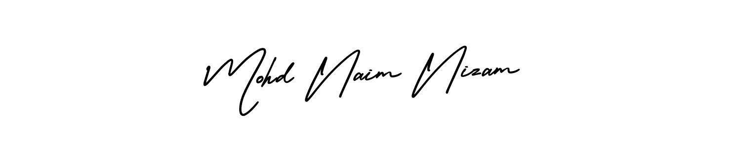 Also we have Mohd Naim Nizam name is the best signature style. Create professional handwritten signature collection using AmerikaSignatureDemo-Regular autograph style. Mohd Naim Nizam signature style 3 images and pictures png