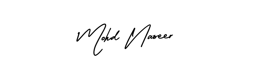 Also You can easily find your signature by using the search form. We will create Mohd Naseer name handwritten signature images for you free of cost using AmerikaSignatureDemo-Regular sign style. Mohd Naseer signature style 3 images and pictures png