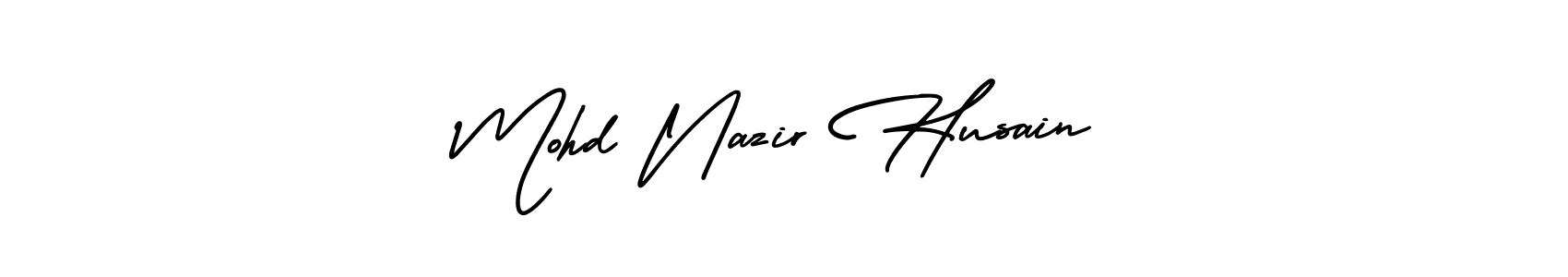 Make a beautiful signature design for name Mohd Nazir Husain. Use this online signature maker to create a handwritten signature for free. Mohd Nazir Husain signature style 3 images and pictures png