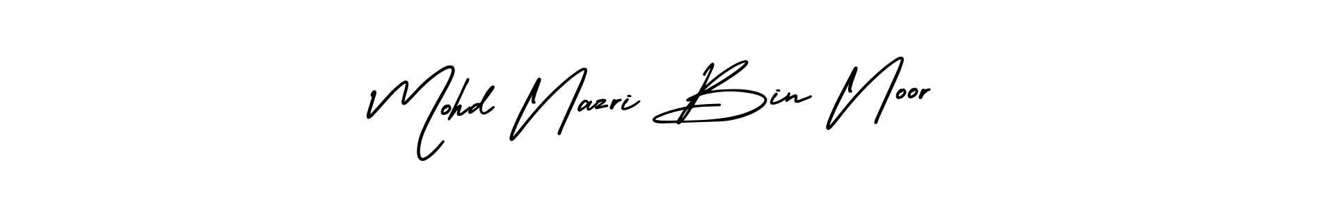 Mohd Nazri Bin Noor stylish signature style. Best Handwritten Sign (AmerikaSignatureDemo-Regular) for my name. Handwritten Signature Collection Ideas for my name Mohd Nazri Bin Noor. Mohd Nazri Bin Noor signature style 3 images and pictures png
