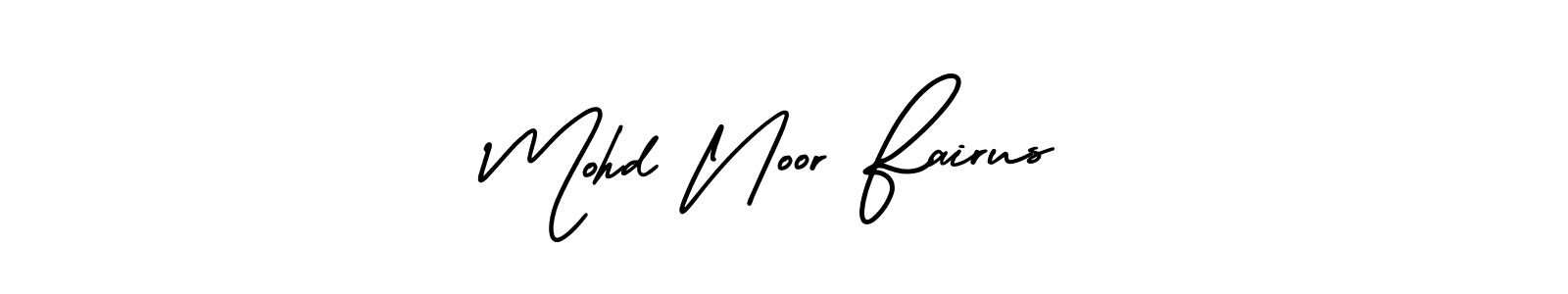 Also we have Mohd Noor Fairus name is the best signature style. Create professional handwritten signature collection using AmerikaSignatureDemo-Regular autograph style. Mohd Noor Fairus signature style 3 images and pictures png