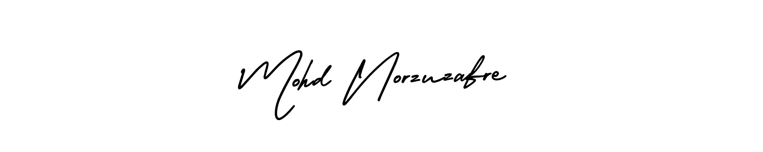 Mohd Norzuzafre stylish signature style. Best Handwritten Sign (AmerikaSignatureDemo-Regular) for my name. Handwritten Signature Collection Ideas for my name Mohd Norzuzafre. Mohd Norzuzafre signature style 3 images and pictures png