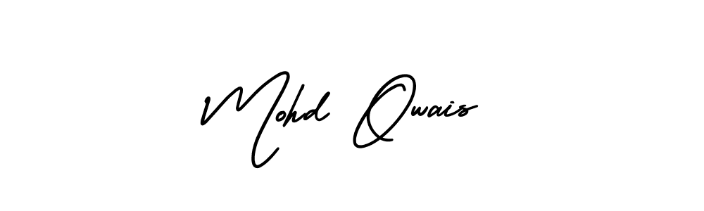 Mohd Owais stylish signature style. Best Handwritten Sign (AmerikaSignatureDemo-Regular) for my name. Handwritten Signature Collection Ideas for my name Mohd Owais. Mohd Owais signature style 3 images and pictures png