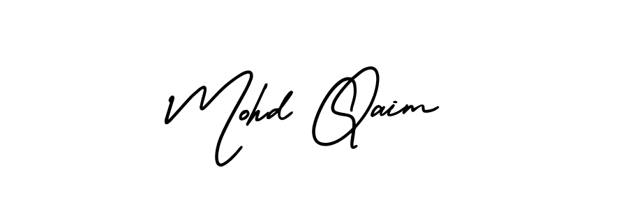 AmerikaSignatureDemo-Regular is a professional signature style that is perfect for those who want to add a touch of class to their signature. It is also a great choice for those who want to make their signature more unique. Get Mohd Qaim name to fancy signature for free. Mohd Qaim signature style 3 images and pictures png