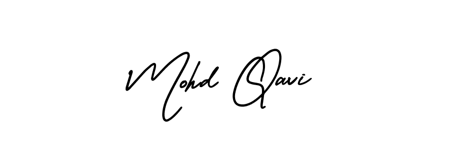 Make a beautiful signature design for name Mohd Qavi. With this signature (AmerikaSignatureDemo-Regular) style, you can create a handwritten signature for free. Mohd Qavi signature style 3 images and pictures png