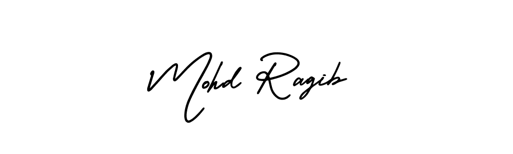 Design your own signature with our free online signature maker. With this signature software, you can create a handwritten (AmerikaSignatureDemo-Regular) signature for name Mohd Ragib. Mohd Ragib signature style 3 images and pictures png