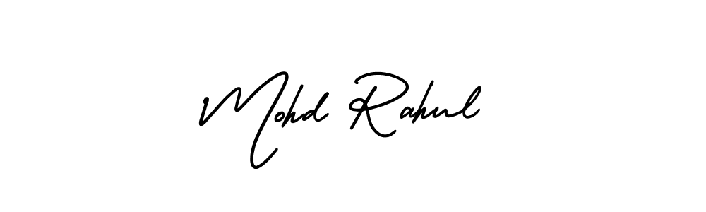 Also we have Mohd Rahul name is the best signature style. Create professional handwritten signature collection using AmerikaSignatureDemo-Regular autograph style. Mohd Rahul signature style 3 images and pictures png