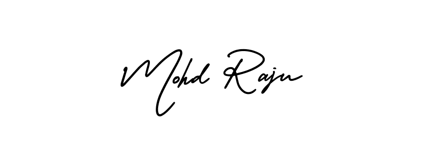 Create a beautiful signature design for name Mohd Raju. With this signature (AmerikaSignatureDemo-Regular) fonts, you can make a handwritten signature for free. Mohd Raju signature style 3 images and pictures png