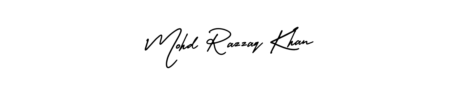 How to Draw Mohd Razzaq Khan signature style? AmerikaSignatureDemo-Regular is a latest design signature styles for name Mohd Razzaq Khan. Mohd Razzaq Khan signature style 3 images and pictures png