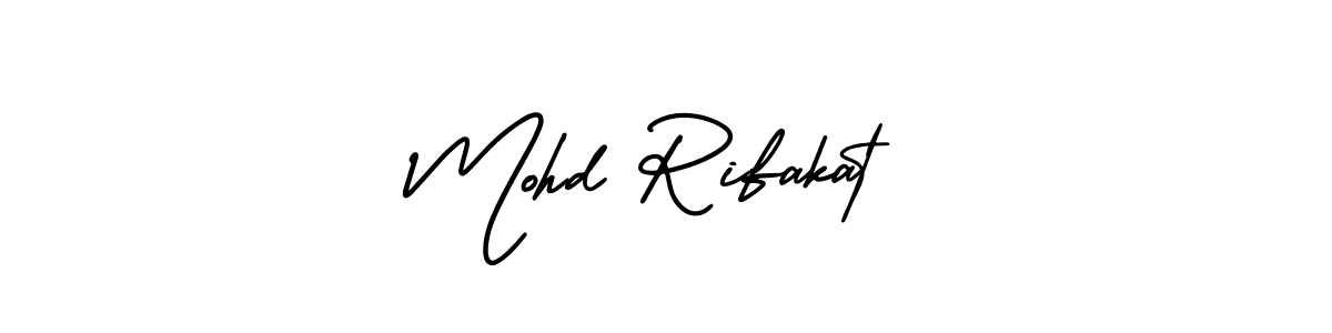 Also we have Mohd Rifakat name is the best signature style. Create professional handwritten signature collection using AmerikaSignatureDemo-Regular autograph style. Mohd Rifakat signature style 3 images and pictures png