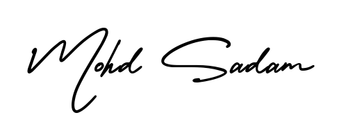 Best and Professional Signature Style for Mohd Sadam. AmerikaSignatureDemo-Regular Best Signature Style Collection. Mohd Sadam signature style 3 images and pictures png