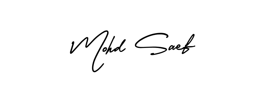 Create a beautiful signature design for name Mohd Saef. With this signature (AmerikaSignatureDemo-Regular) fonts, you can make a handwritten signature for free. Mohd Saef signature style 3 images and pictures png