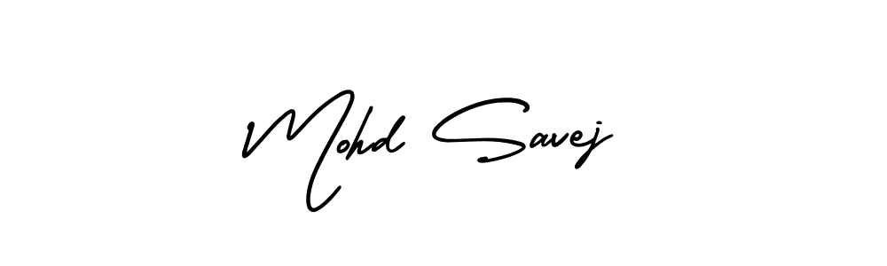 Also You can easily find your signature by using the search form. We will create Mohd Savej name handwritten signature images for you free of cost using AmerikaSignatureDemo-Regular sign style. Mohd Savej signature style 3 images and pictures png