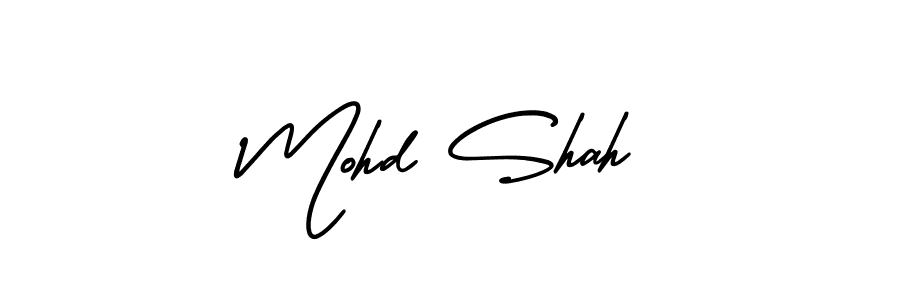 Also we have Mohd Shah name is the best signature style. Create professional handwritten signature collection using AmerikaSignatureDemo-Regular autograph style. Mohd Shah signature style 3 images and pictures png