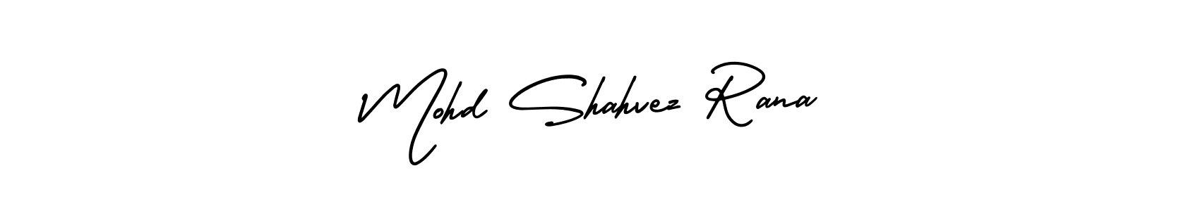 Mohd Shahvez Rana stylish signature style. Best Handwritten Sign (AmerikaSignatureDemo-Regular) for my name. Handwritten Signature Collection Ideas for my name Mohd Shahvez Rana. Mohd Shahvez Rana signature style 3 images and pictures png