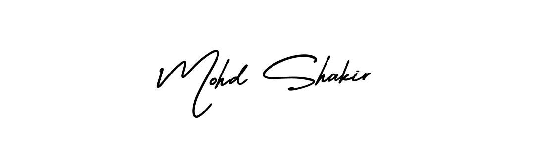 Also we have Mohd Shakir name is the best signature style. Create professional handwritten signature collection using AmerikaSignatureDemo-Regular autograph style. Mohd Shakir signature style 3 images and pictures png