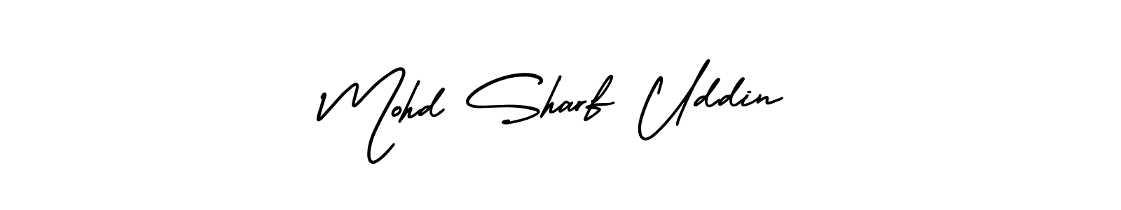 Create a beautiful signature design for name Mohd Sharf Uddin. With this signature (AmerikaSignatureDemo-Regular) fonts, you can make a handwritten signature for free. Mohd Sharf Uddin signature style 3 images and pictures png