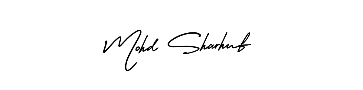 Make a short Mohd Sharhuf signature style. Manage your documents anywhere anytime using AmerikaSignatureDemo-Regular. Create and add eSignatures, submit forms, share and send files easily. Mohd Sharhuf signature style 3 images and pictures png