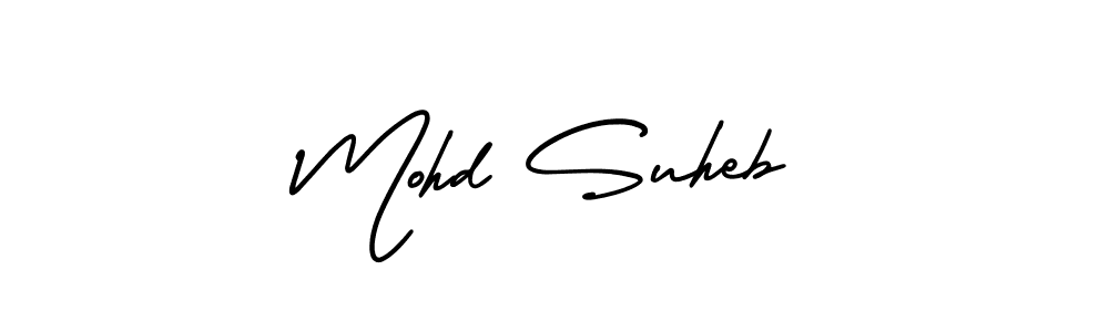 AmerikaSignatureDemo-Regular is a professional signature style that is perfect for those who want to add a touch of class to their signature. It is also a great choice for those who want to make their signature more unique. Get Mohd Suheb name to fancy signature for free. Mohd Suheb signature style 3 images and pictures png