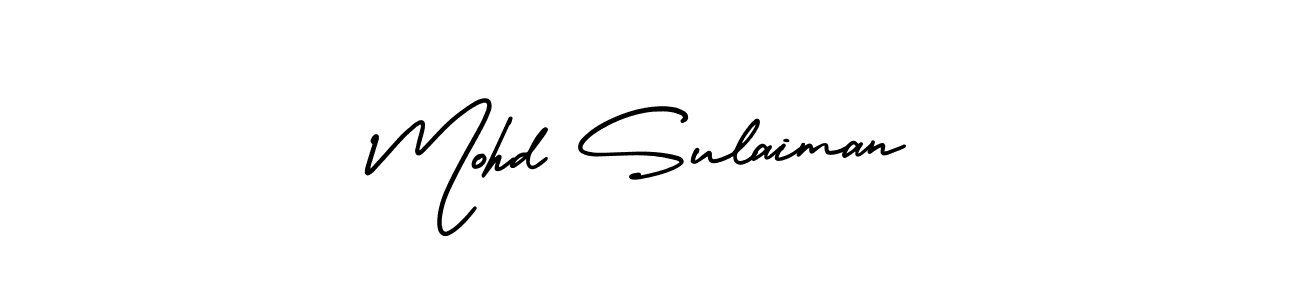How to make Mohd Sulaiman signature? AmerikaSignatureDemo-Regular is a professional autograph style. Create handwritten signature for Mohd Sulaiman name. Mohd Sulaiman signature style 3 images and pictures png