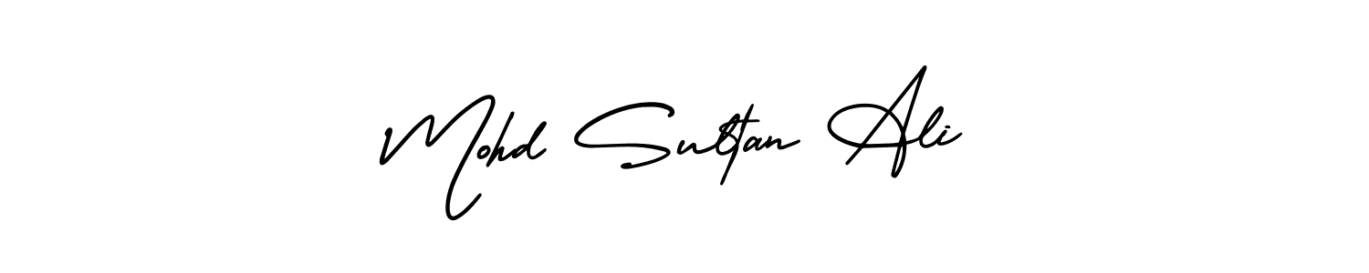 It looks lik you need a new signature style for name Mohd Sultan Ali. Design unique handwritten (AmerikaSignatureDemo-Regular) signature with our free signature maker in just a few clicks. Mohd Sultan Ali signature style 3 images and pictures png