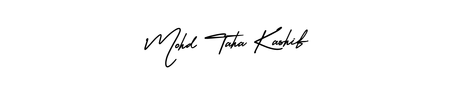 Make a short Mohd Taha Kashif signature style. Manage your documents anywhere anytime using AmerikaSignatureDemo-Regular. Create and add eSignatures, submit forms, share and send files easily. Mohd Taha Kashif signature style 3 images and pictures png