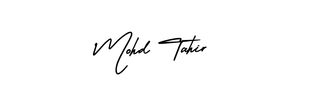 Similarly AmerikaSignatureDemo-Regular is the best handwritten signature design. Signature creator online .You can use it as an online autograph creator for name Mohd Tahir. Mohd Tahir signature style 3 images and pictures png