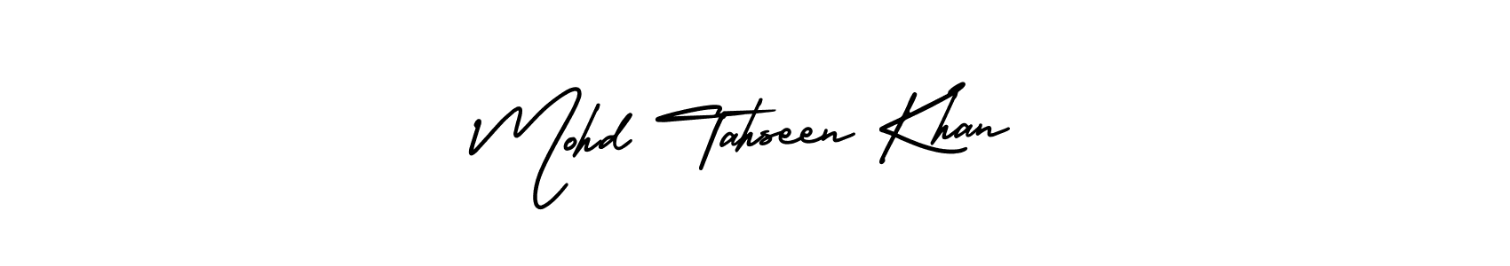 Create a beautiful signature design for name Mohd Tahseen Khan. With this signature (AmerikaSignatureDemo-Regular) fonts, you can make a handwritten signature for free. Mohd Tahseen Khan signature style 3 images and pictures png