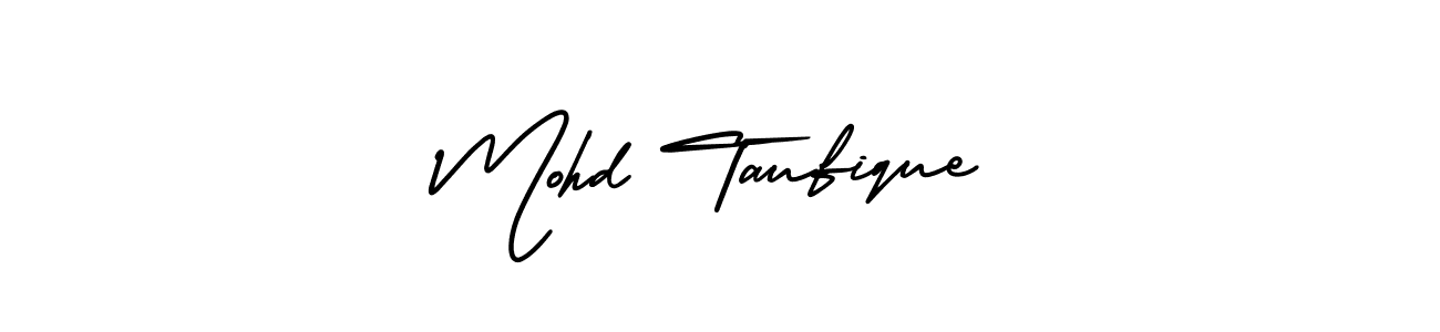 Create a beautiful signature design for name Mohd Taufique. With this signature (AmerikaSignatureDemo-Regular) fonts, you can make a handwritten signature for free. Mohd Taufique signature style 3 images and pictures png
