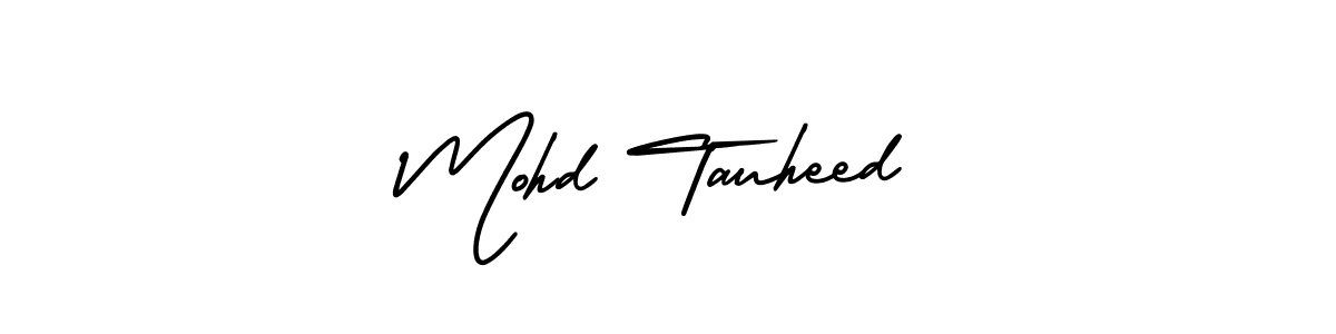 It looks lik you need a new signature style for name Mohd Tauheed. Design unique handwritten (AmerikaSignatureDemo-Regular) signature with our free signature maker in just a few clicks. Mohd Tauheed signature style 3 images and pictures png