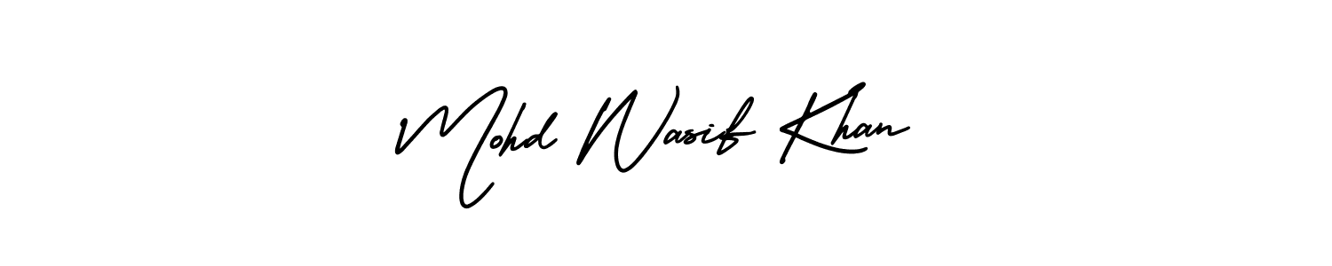 Also we have Mohd Wasif Khan name is the best signature style. Create professional handwritten signature collection using AmerikaSignatureDemo-Regular autograph style. Mohd Wasif Khan signature style 3 images and pictures png