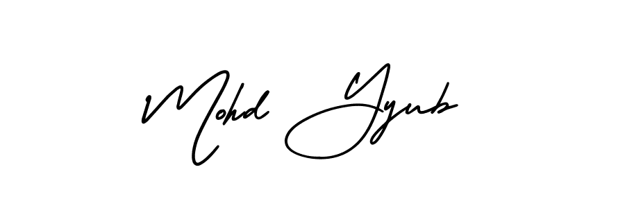 if you are searching for the best signature style for your name Mohd Yyub. so please give up your signature search. here we have designed multiple signature styles  using AmerikaSignatureDemo-Regular. Mohd Yyub signature style 3 images and pictures png