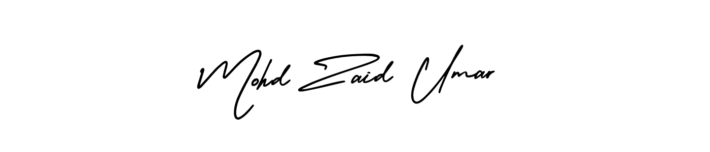 It looks lik you need a new signature style for name Mohd Zaid Umar. Design unique handwritten (AmerikaSignatureDemo-Regular) signature with our free signature maker in just a few clicks. Mohd Zaid Umar signature style 3 images and pictures png