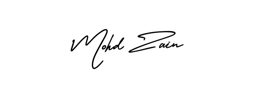 This is the best signature style for the Mohd Zain name. Also you like these signature font (AmerikaSignatureDemo-Regular). Mix name signature. Mohd Zain signature style 3 images and pictures png