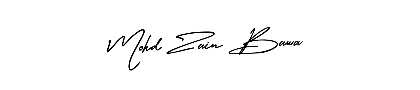 How to make Mohd Zain Bawa signature? AmerikaSignatureDemo-Regular is a professional autograph style. Create handwritten signature for Mohd Zain Bawa name. Mohd Zain Bawa signature style 3 images and pictures png
