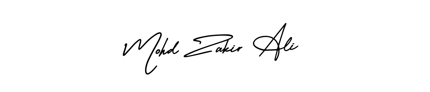 You should practise on your own different ways (AmerikaSignatureDemo-Regular) to write your name (Mohd Zakir Ali) in signature. don't let someone else do it for you. Mohd Zakir Ali signature style 3 images and pictures png