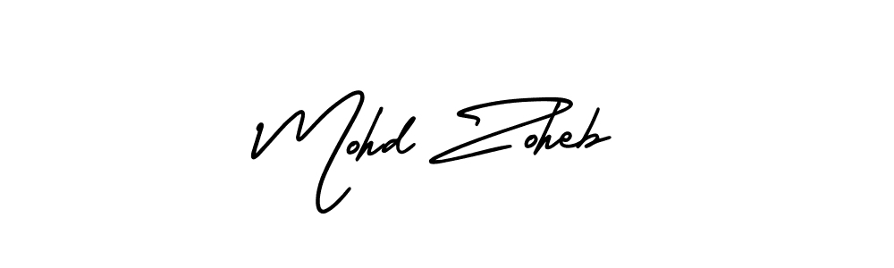 AmerikaSignatureDemo-Regular is a professional signature style that is perfect for those who want to add a touch of class to their signature. It is also a great choice for those who want to make their signature more unique. Get Mohd Zoheb name to fancy signature for free. Mohd Zoheb signature style 3 images and pictures png