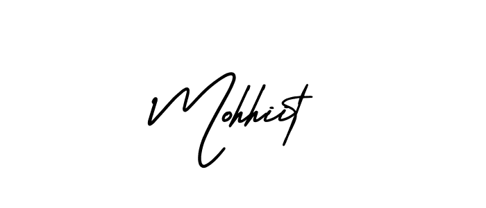 The best way (AmerikaSignatureDemo-Regular) to make a short signature is to pick only two or three words in your name. The name Mohhiit include a total of six letters. For converting this name. Mohhiit signature style 3 images and pictures png