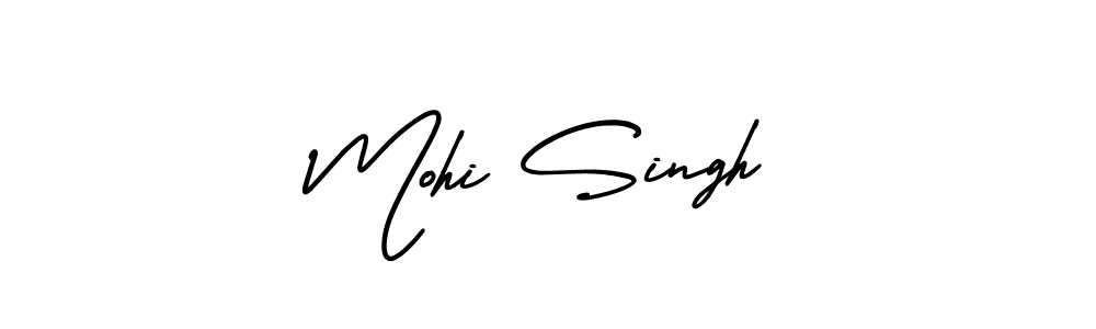 How to make Mohi Singh name signature. Use AmerikaSignatureDemo-Regular style for creating short signs online. This is the latest handwritten sign. Mohi Singh signature style 3 images and pictures png