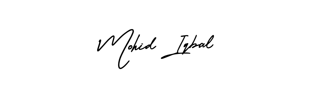 Make a beautiful signature design for name Mohid Iqbal. Use this online signature maker to create a handwritten signature for free. Mohid Iqbal signature style 3 images and pictures png