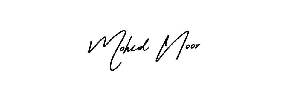 How to make Mohid Noor name signature. Use AmerikaSignatureDemo-Regular style for creating short signs online. This is the latest handwritten sign. Mohid Noor signature style 3 images and pictures png