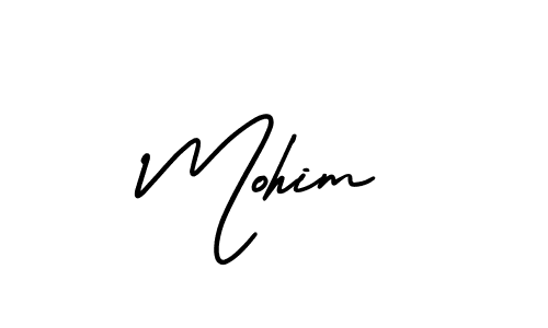 Create a beautiful signature design for name Mohim. With this signature (AmerikaSignatureDemo-Regular) fonts, you can make a handwritten signature for free. Mohim signature style 3 images and pictures png