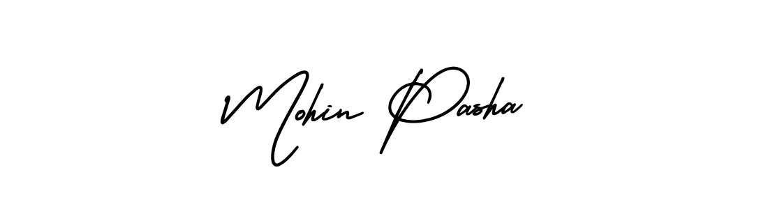 How to Draw Mohin Pasha signature style? AmerikaSignatureDemo-Regular is a latest design signature styles for name Mohin Pasha. Mohin Pasha signature style 3 images and pictures png