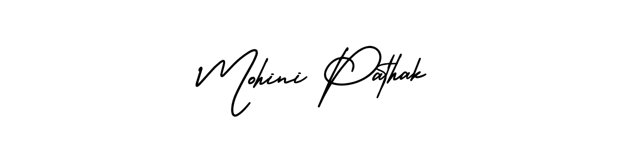 Use a signature maker to create a handwritten signature online. With this signature software, you can design (AmerikaSignatureDemo-Regular) your own signature for name Mohini Pathak. Mohini Pathak signature style 3 images and pictures png