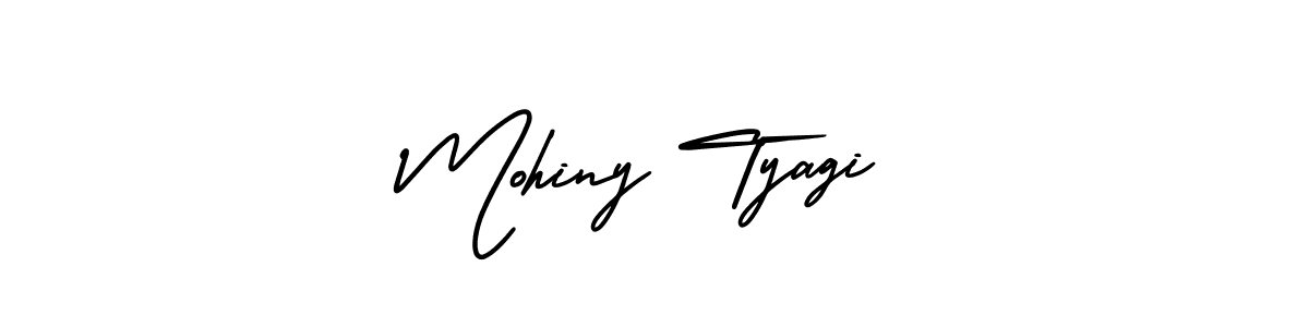 Create a beautiful signature design for name Mohiny Tyagi. With this signature (AmerikaSignatureDemo-Regular) fonts, you can make a handwritten signature for free. Mohiny Tyagi signature style 3 images and pictures png